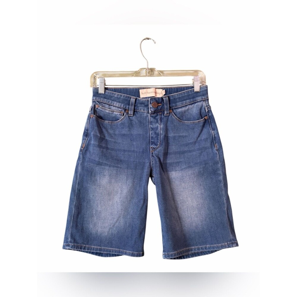 Soft Surroundings Bermuda Pull On Shorts Sz XS